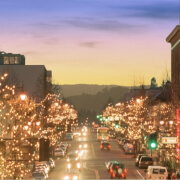 Photo of San Rafael at Dusk, Thomas Henthorne Top Agent Marin, city lights and Rafael Theater