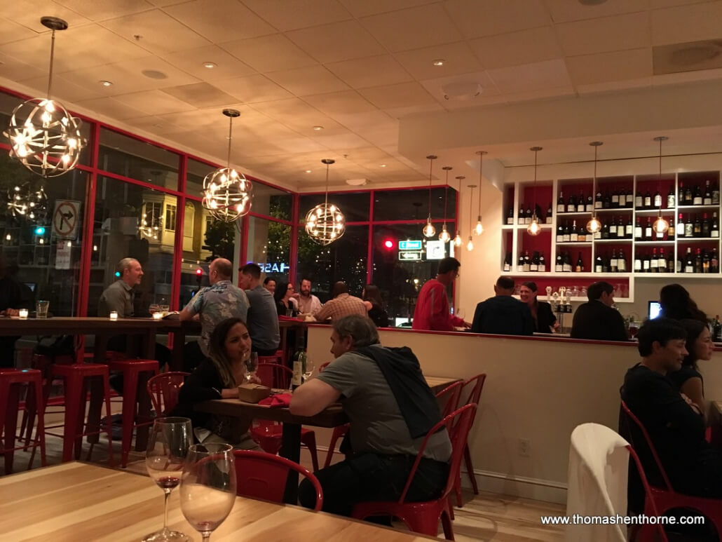 Busy Dining Room of Le Comptoir