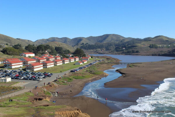 Rodeo Beach Hike Aerial Shot