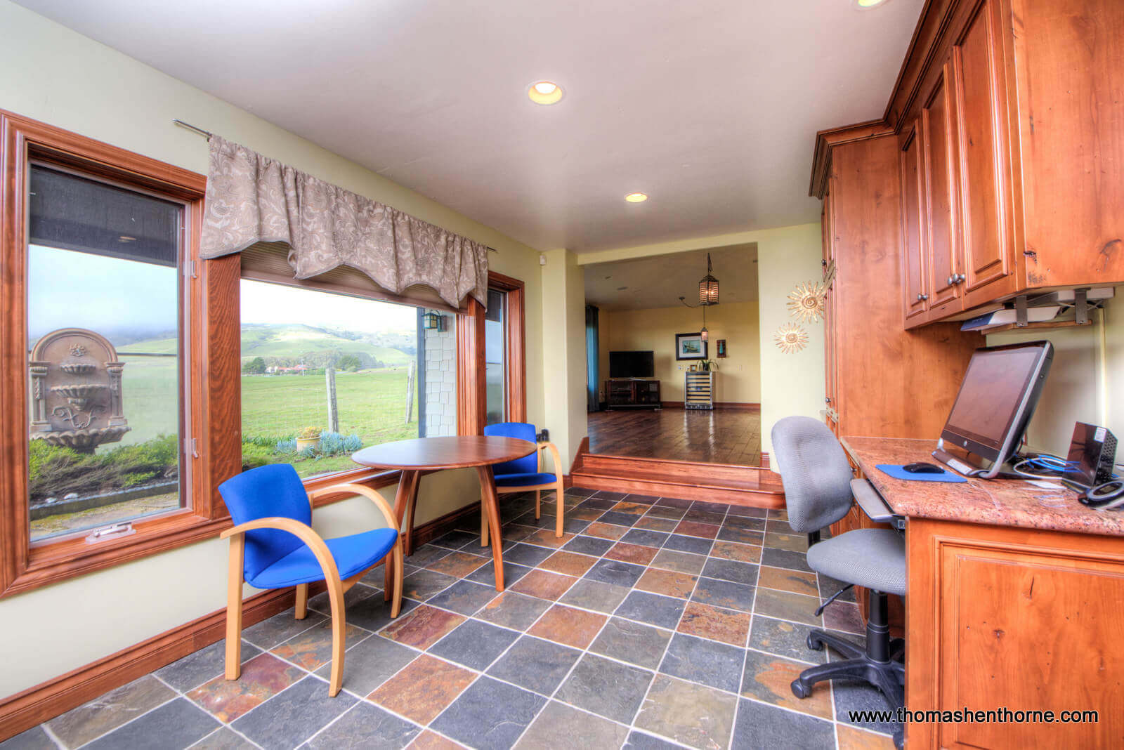 125 Calle del Sol Bodega Bay – 15 Office area off of kitchen with view