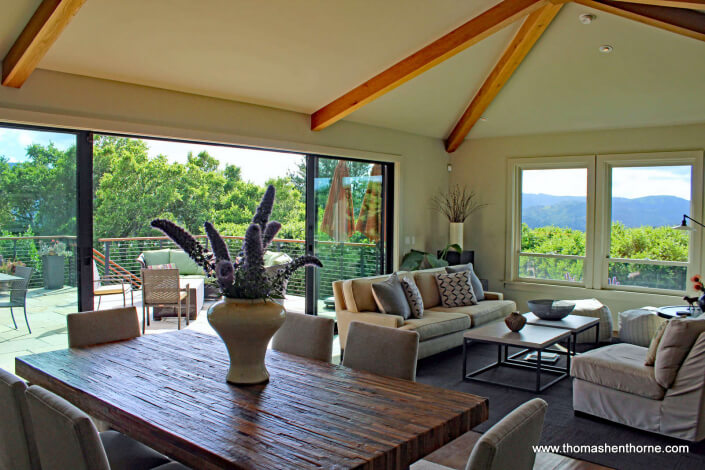 1-Dining-into-Living-Room-4192 Dining table and living room sofa