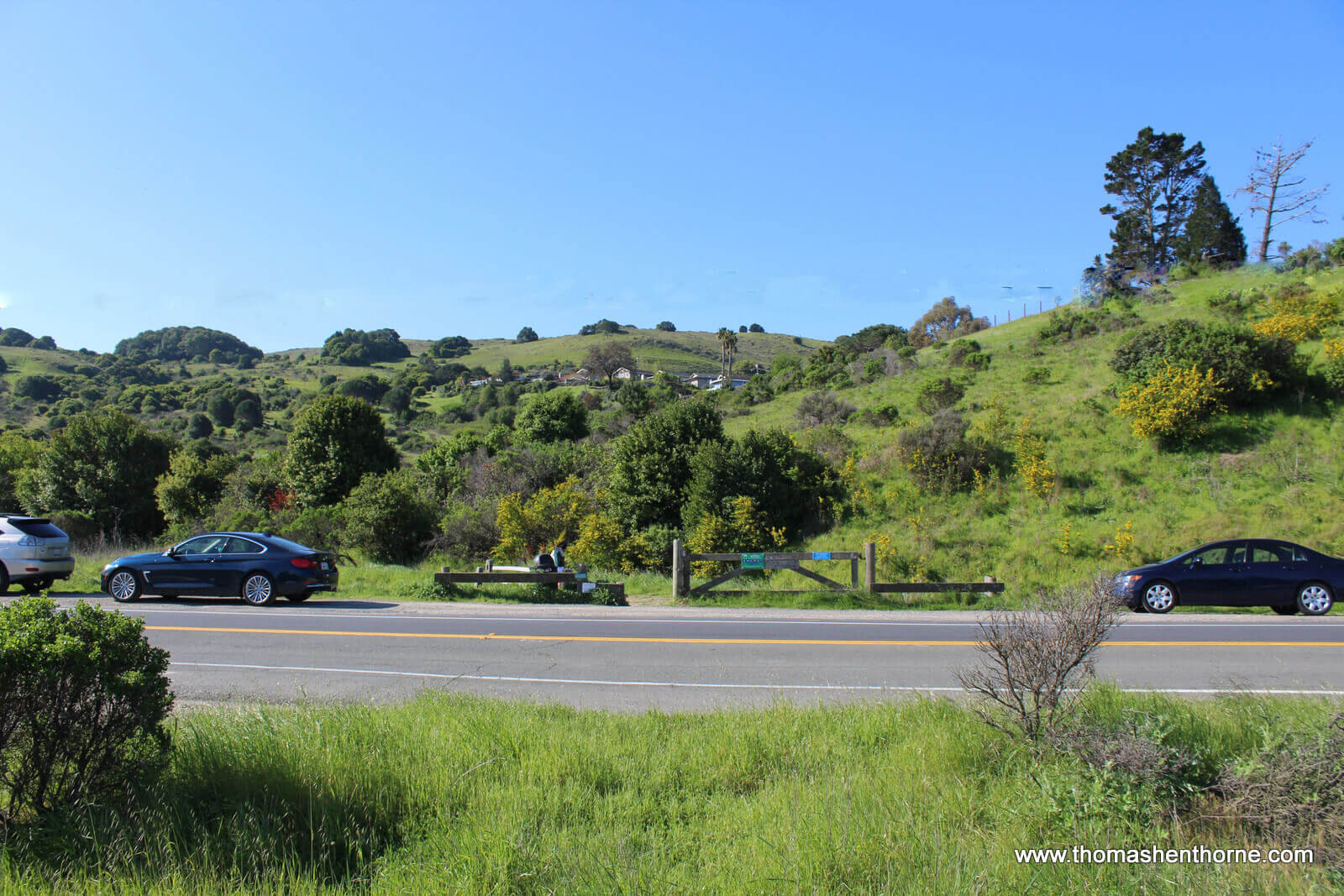 Ring Mountain Hike - 4 The Trailhead on Paradise Drive