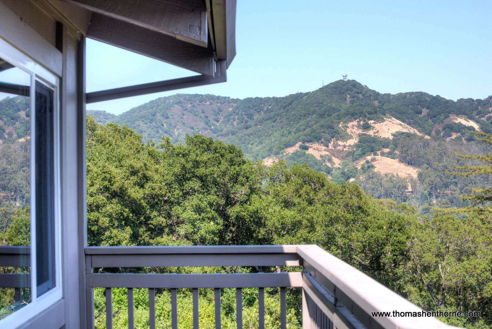 36 Tampa Drive San Rafael -- 36 View of San Rafael hills beyond deck