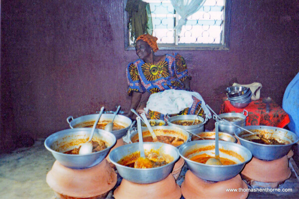 Sauce Options at Bassaribar FuFu Restaurant – My favorite restaurant