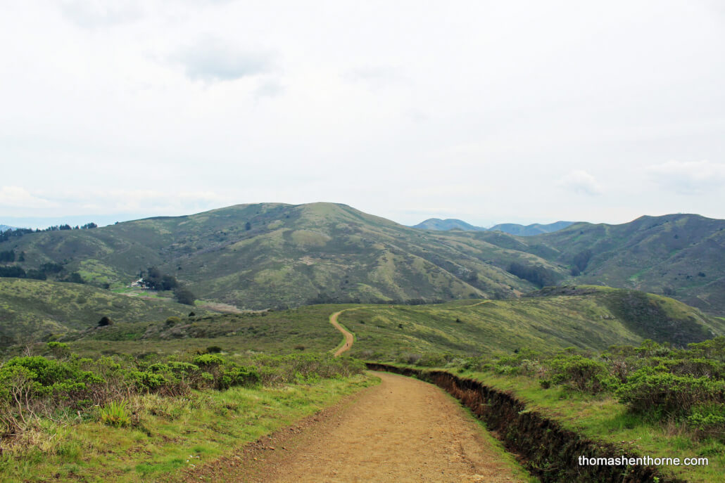 Tennessee Valley Hike 006 View Towards Parking Lot from Fox Trail Near Top