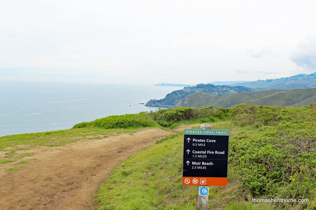 Tennessee Valley Hike 008 Intersection of CoastalTrail and Pirates Cove Trail