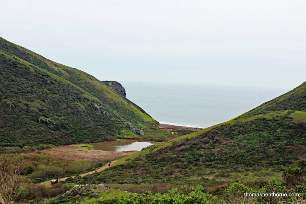 Tennessee Valley Hike 010 View of Tennessee Cove Beach from Above