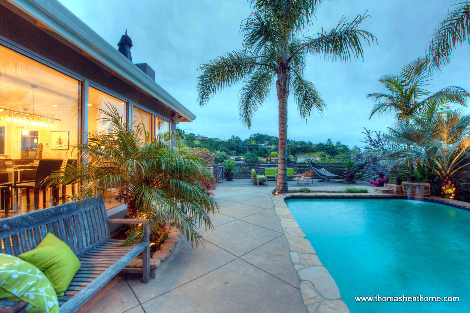 65 Corte Amado Greenbrae - 62 Pool Area with Dining Room to Left