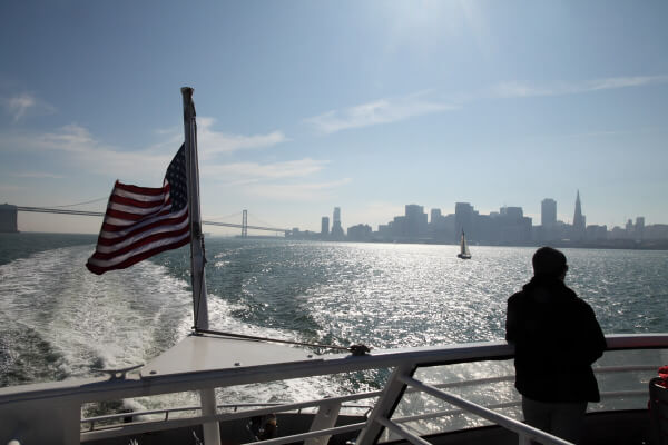 Golden Gate Ferry from San Francisco to Marin County