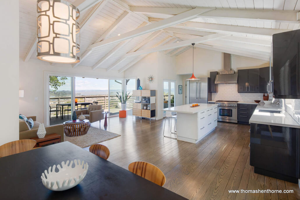 466 Bret Harte Road Kitchen / Dining / Living Room