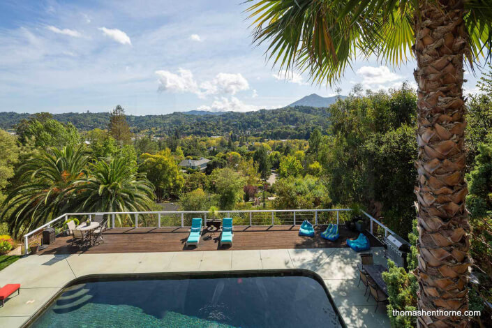 Aerial View of Pool Area