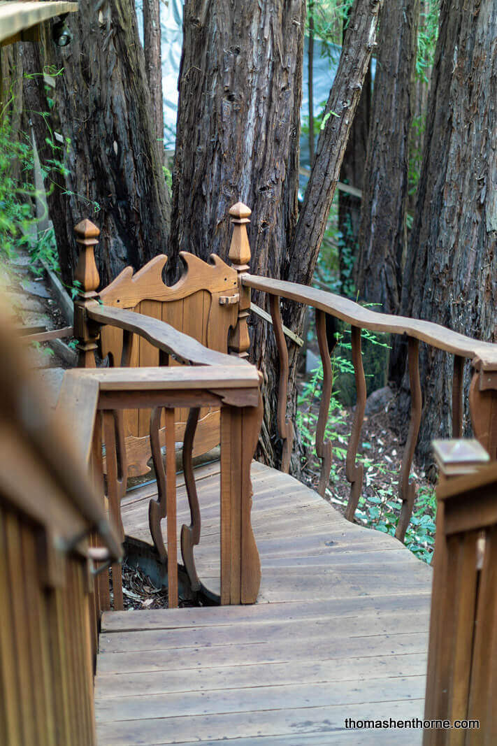 481-Cascade-Dr-Mill-Valley 05 of 51 entry gate among redwoods