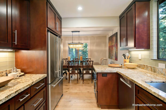 481-Cascade-Dr-Mill-Valley 31 of 51 Remodeled kitchen with granite countertops
