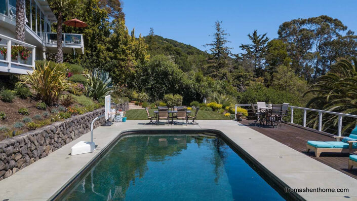 Swimming pool and deck