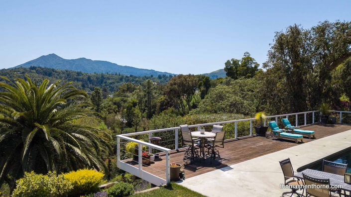 View of Mt. Tamalpais from 272 Fairhills in San Rafael
