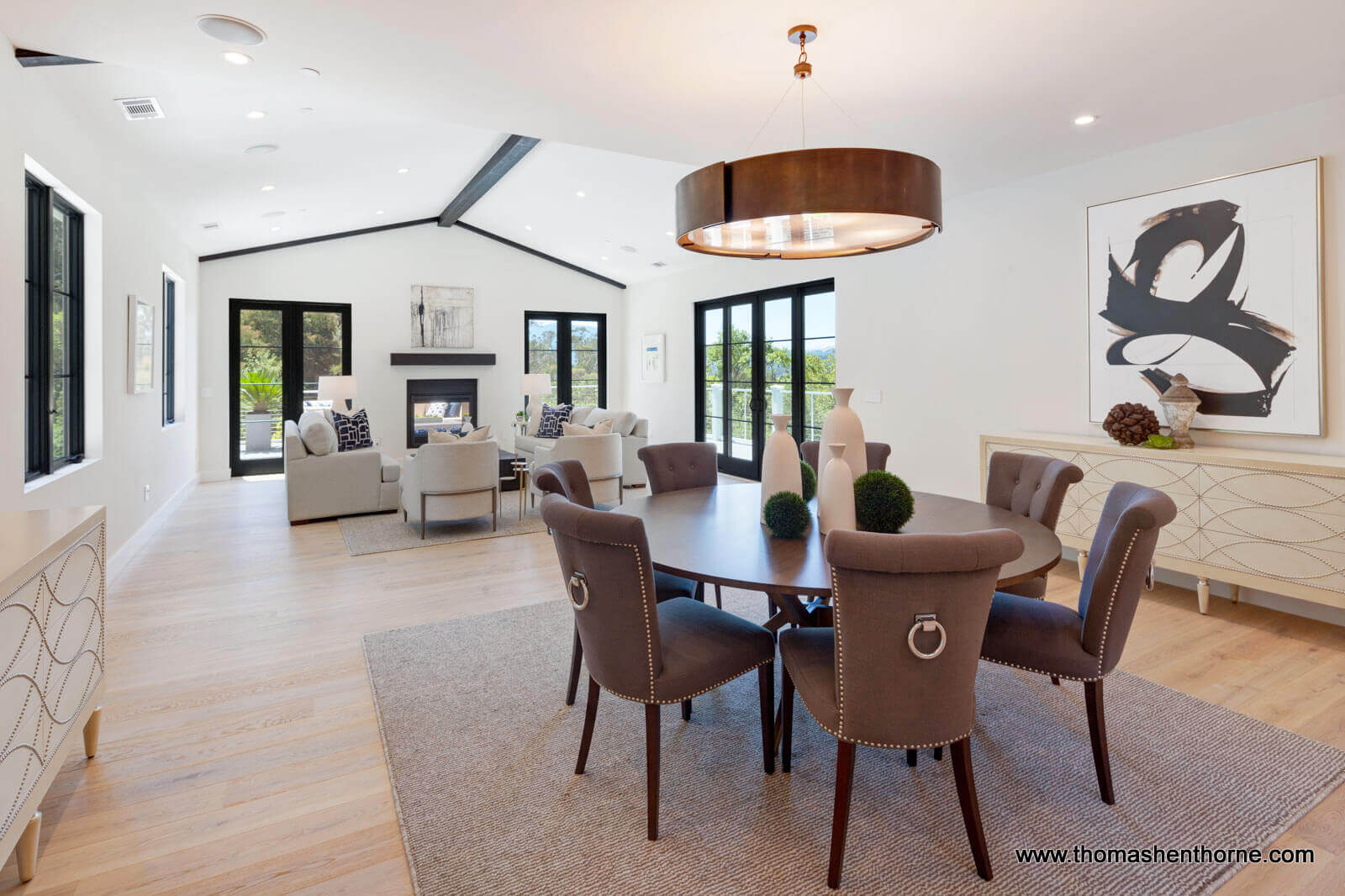 61-Gold-Hill 09 of 83 Dining and living area open concept