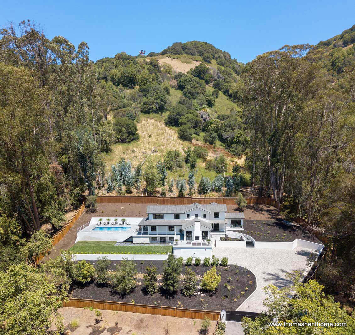 61-Gold-Hill-Grade-AERIALS 08 of 25 aerial view of 61 Gold Hill Grade in San Rafael California