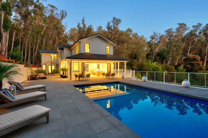 61-Gold-Hill-Twilight 19 of 27 luxury modern farmhouse with swimming pool