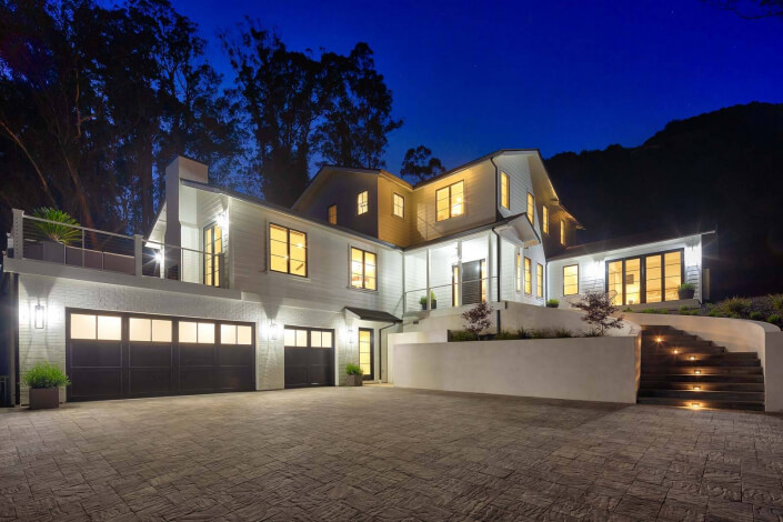 61-Gold-Hill-Twilight 26 of 27 modern farmhouse at dusk