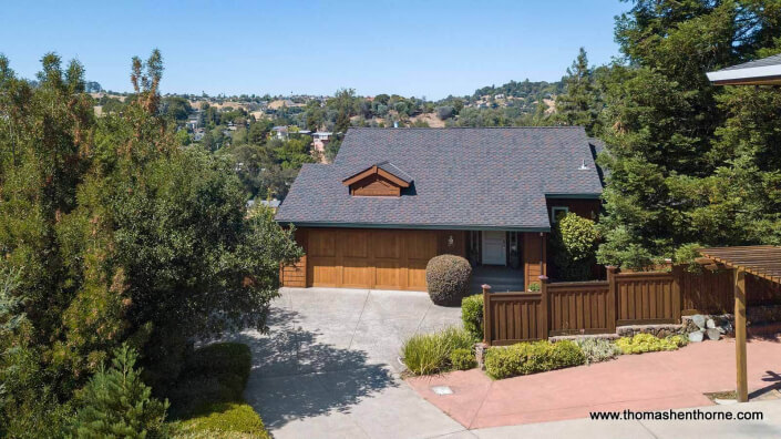 Front driveway of home