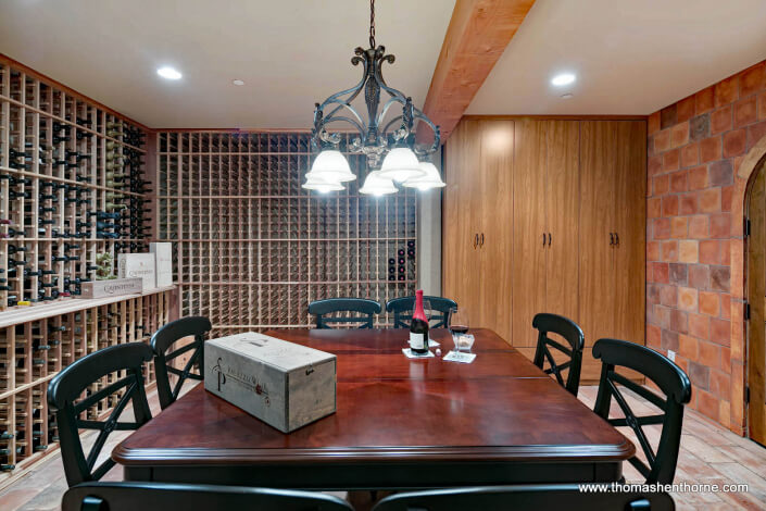 611-Fairway-Dr-Novato 43 of 108 Home wine tasting room and cellar