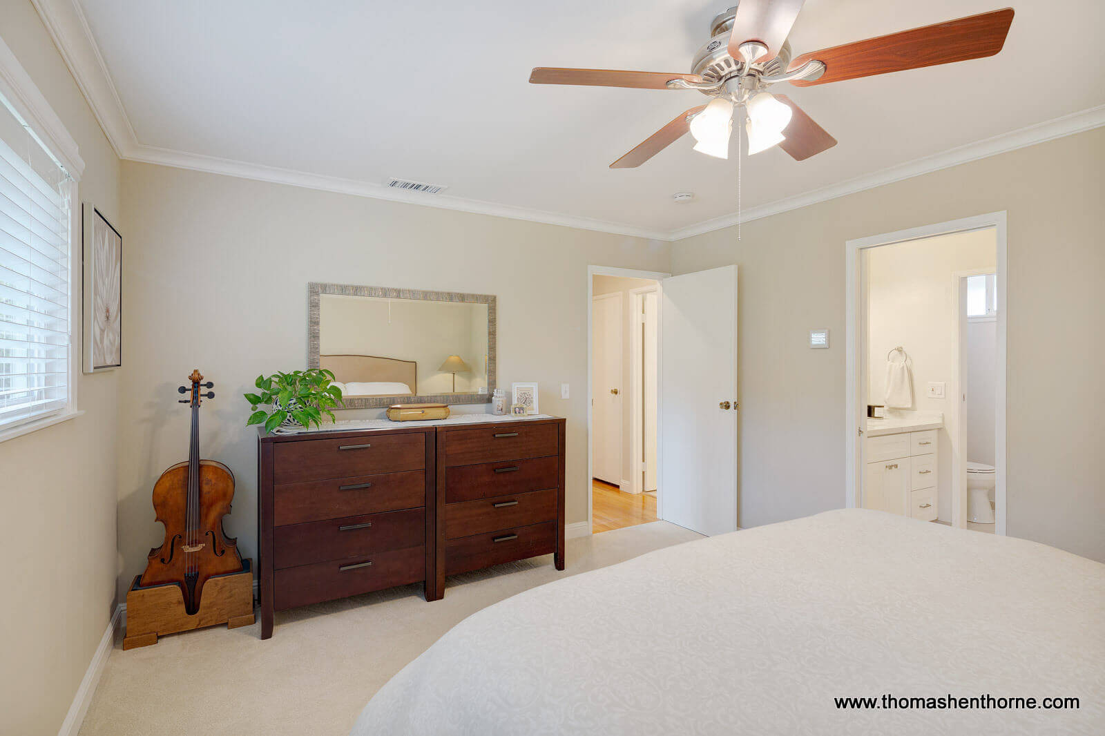 1932-Las-Gallinas-Ave-San-Rafael 30 of 64 bedroom with ceiling fan