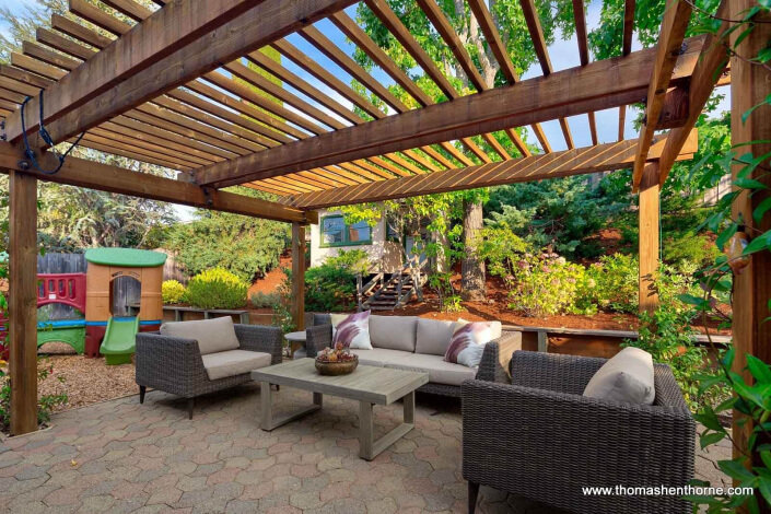 1932-Las-Gallinas-Ave-San-Rafael 48 of 64 trellis and outdoor seating area