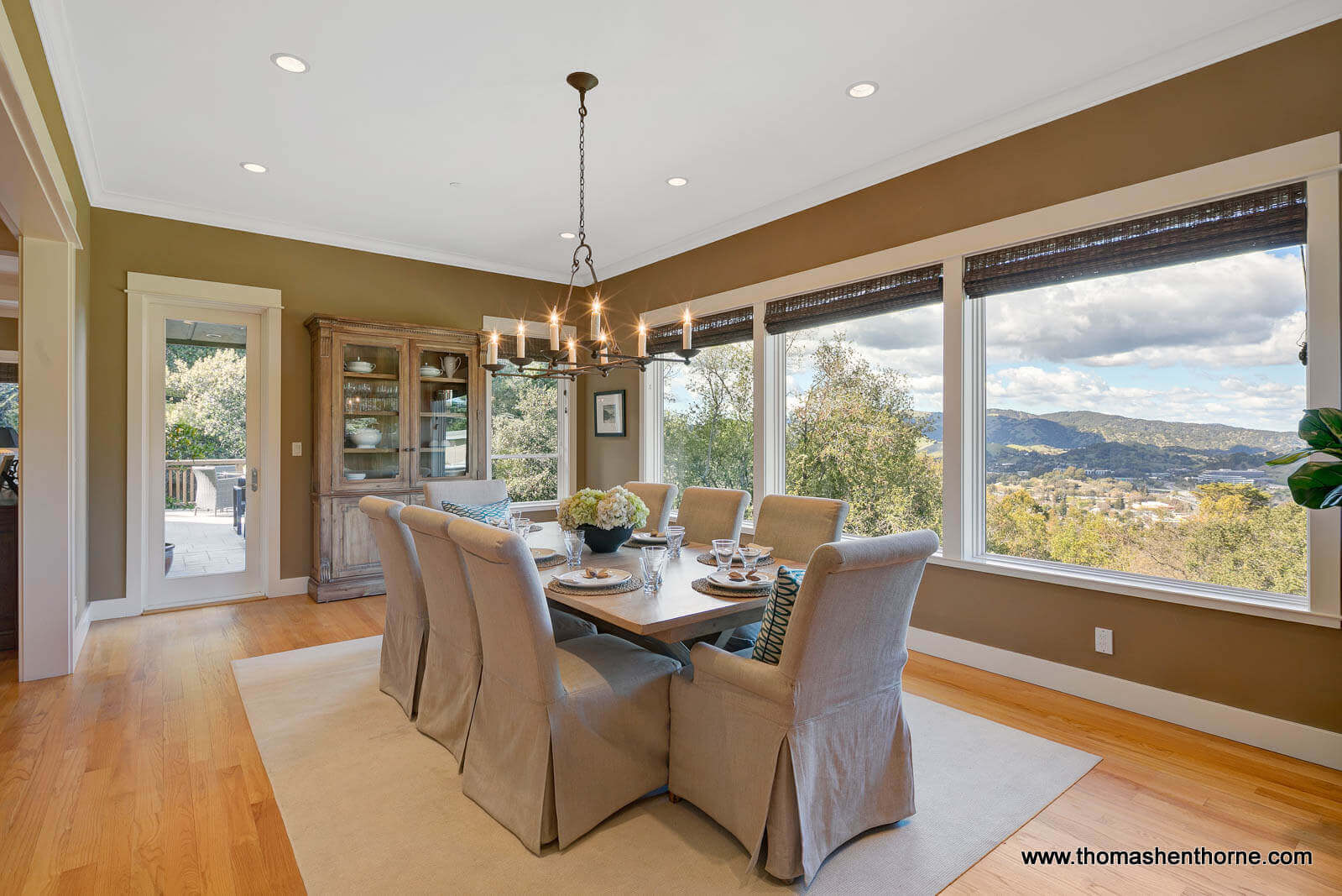 101-Chula-Vista-Dr-San-Rafael 23 of 116 Dining Room with View and Deck Access