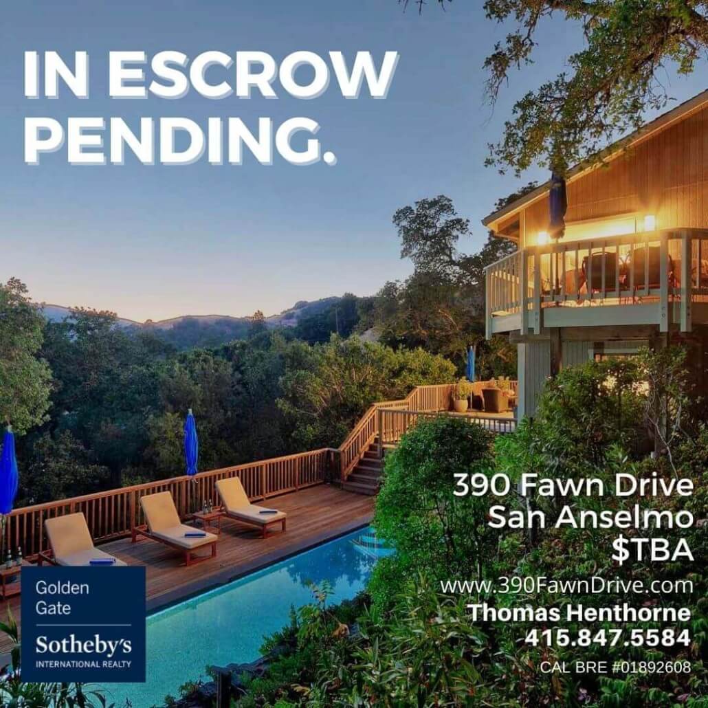 390 Fawn Drive in escrow pending graphic