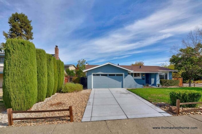 garage view from street