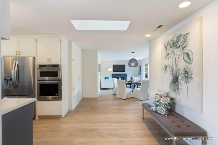 Kitchen with stainless appliances