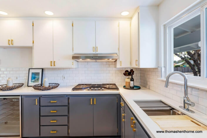 Kitchen with stainless appliances