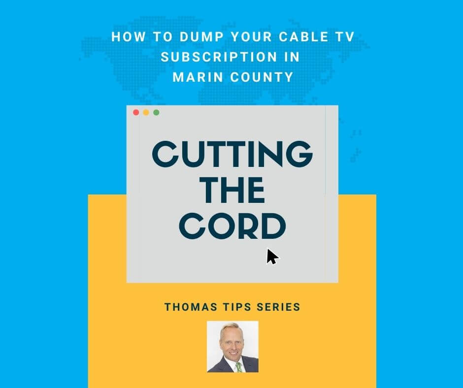 Cutting the cord in Marin County dumping cable TV graphic