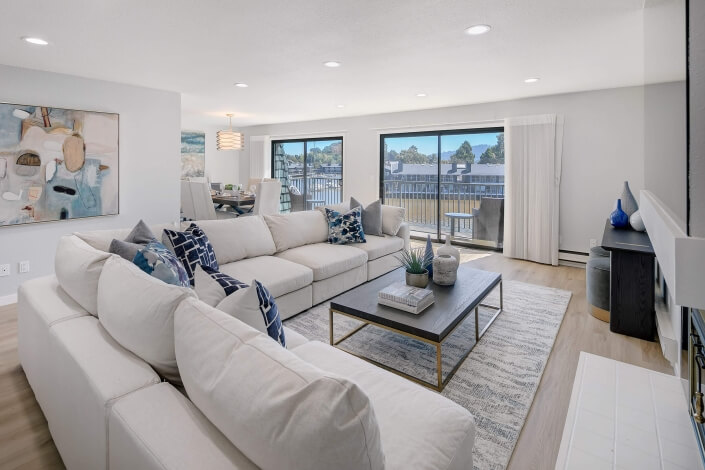 living room with sectional sofa at 4 Greenwood Cove Drive