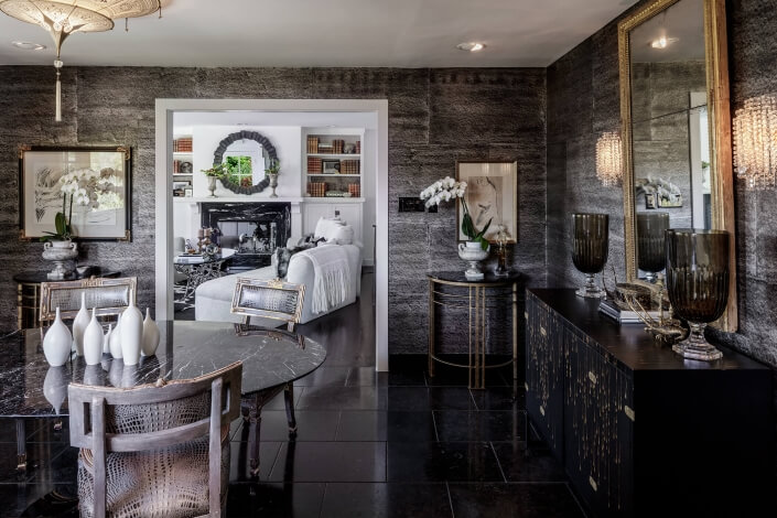 Dining room looking to living room