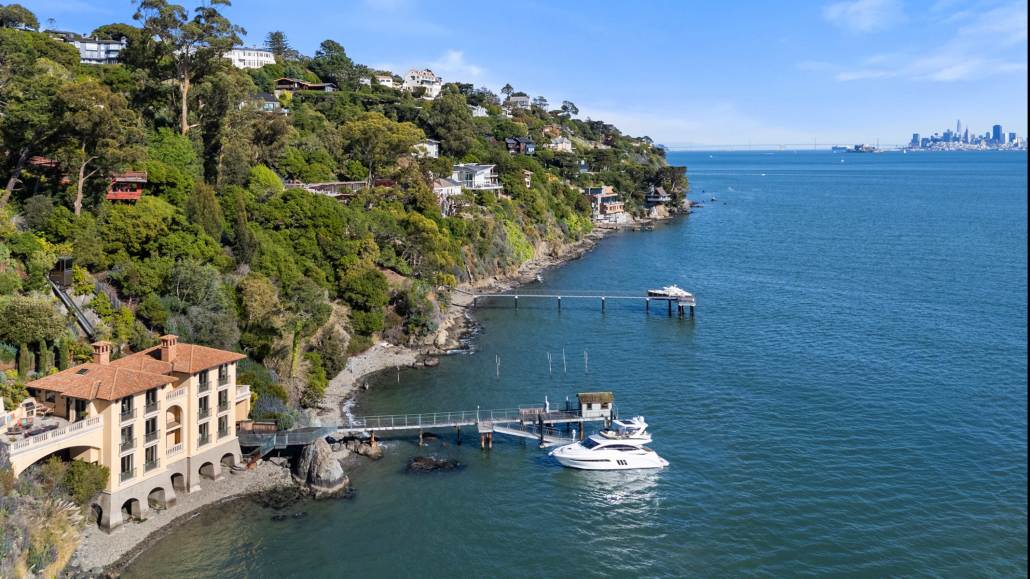 San Francisco Bay Luxury Waterfront Property 125 Belvedere Avenue Belvedere CA