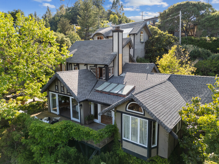 16 Sunny Drive San Anselmo aerial