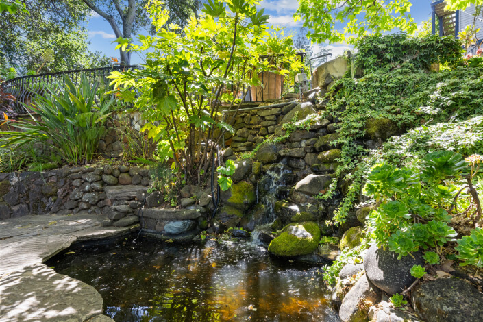 garden waterfall