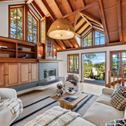 Living room at 128 Tamalpais Avenue in Mill Valley, California