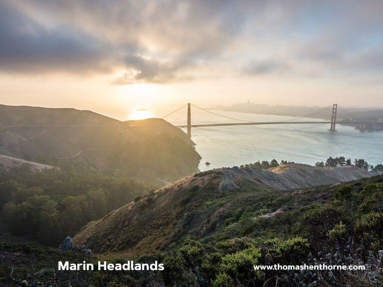 Moving to Marin headlands graphic design canva Moving to Marin view from the Marin headlands