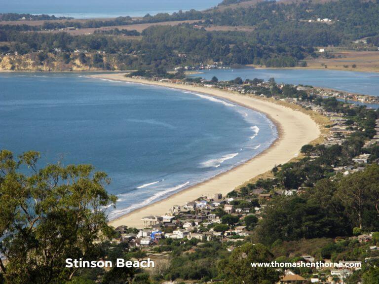 Stinson Beach aerial view