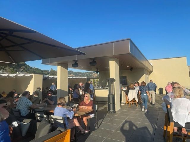 Checked out the new rooftop bar called Above Fifth in downtown San Rafael. Still some kinks to work out but has great potential. @nickcooperig and I ran into so many friends there.